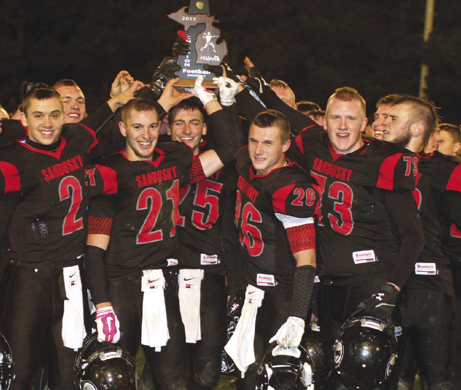 Sandusky Claims First ever District Title Tribune Recorder Leader