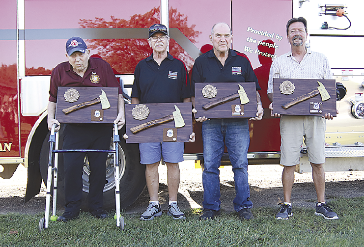 Firefighters Honored Tribune Recorder Leader